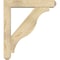 Ekena Millwork Funston Craftsman Rough Sawn Bracket w/ Offset Brace, Douglas Fir, 6"W x 30"D x 34"H BKT0604X30X34FST04RDF - alternate 3